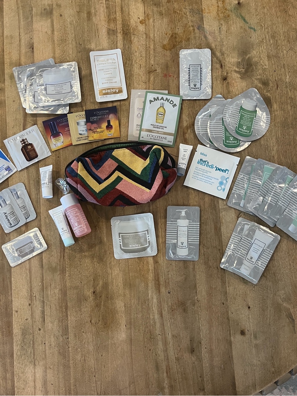 Sisley 33 Samples and Bag
